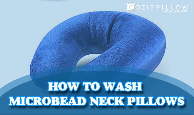 How to Wash Microbead Neck Pillows - A 